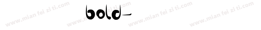 CTRIPTYPE bold字体转换